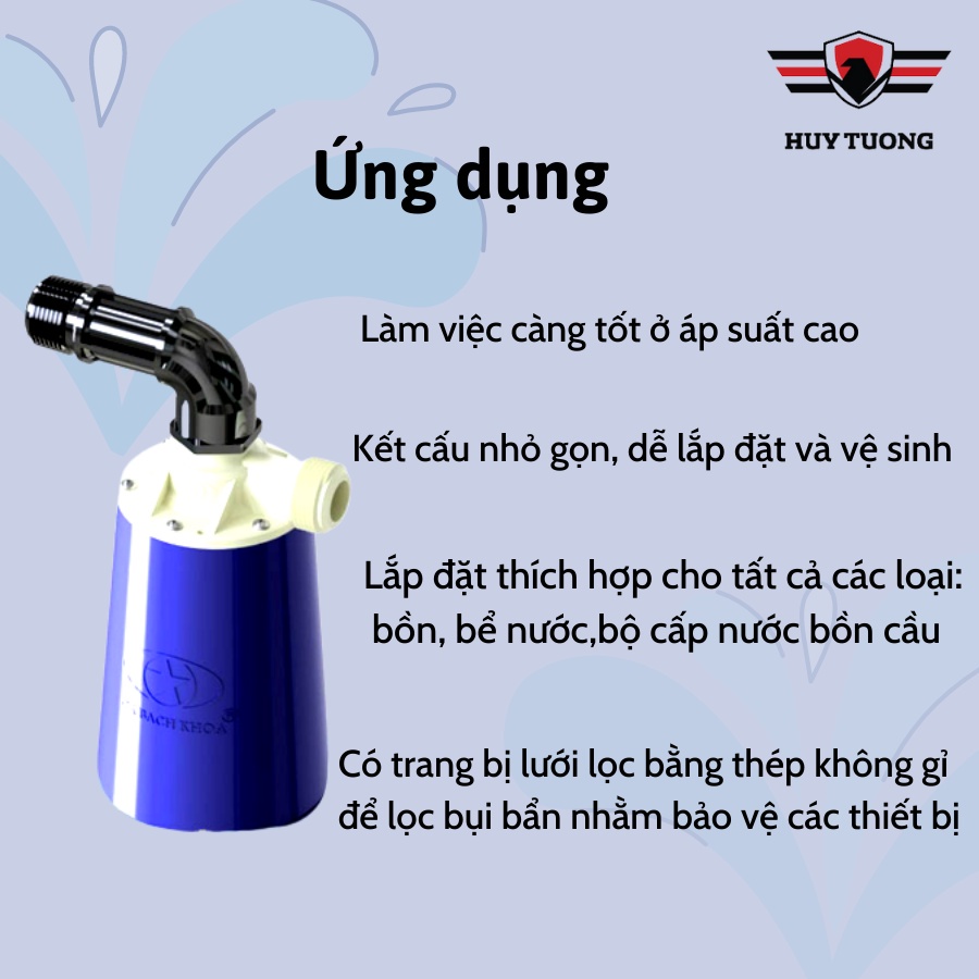 Phao Cơ Thông Minh chống tràn nước  Bách Khoa Thế Hệ Mới 21mm 27mm Onspa