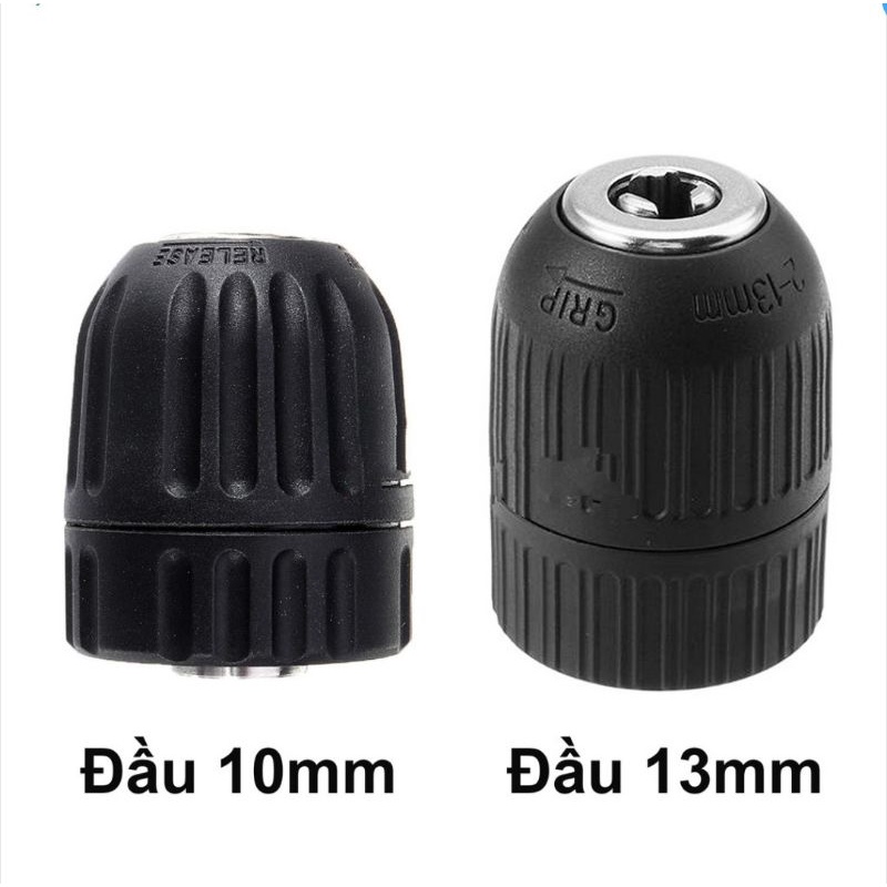 ĐẦU KHOAN TỰ ĐỘNG 10MM,13MM VỚI ĐẦU NỐI