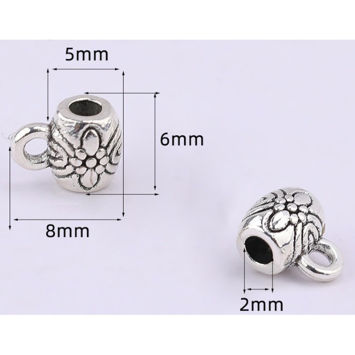 Charm lùa - xỏ ngang : sỉ 50g / gói = 23k [ charm giá rẻ ]