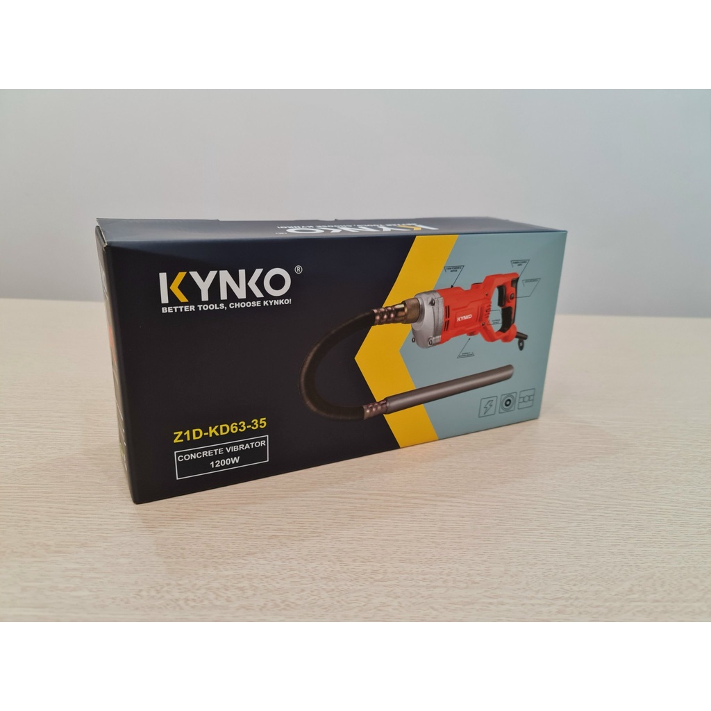 Máy đầm rùi bê tông cầm tay chính hãng Kynko Z1D- KD63 -35 siêu khỏe