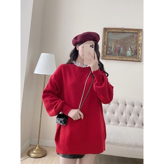 Áo len trơn phối ren cổ LYRA, chất len dày mịn freesize xinh xắn-VSYAL0045