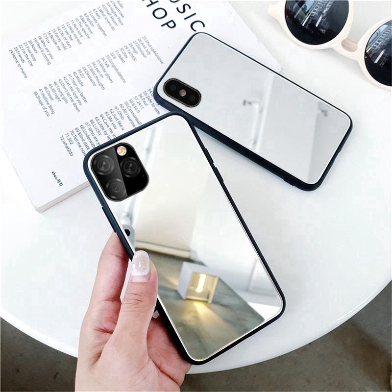 Ốp điện thoại tráng gương dành cho điện thoại IPhone11 Pro Max 8 7 6 6s Plus 11 Pro XS XR XSmax