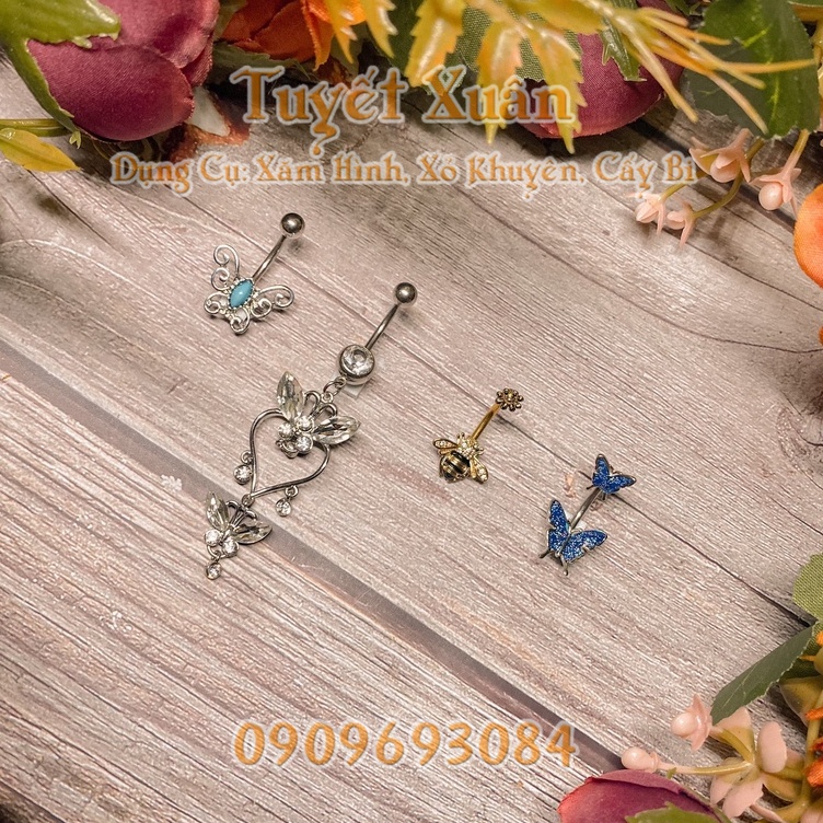 Khuyên rốn thời trang cá tính chất liệu thép y tế- GRKRCT22 #19601119986