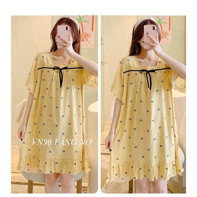 VÁY LANH SĂN Hàng Giao Luôn MẶC NHÀ ĐẦM MẶC NHÀ VN90