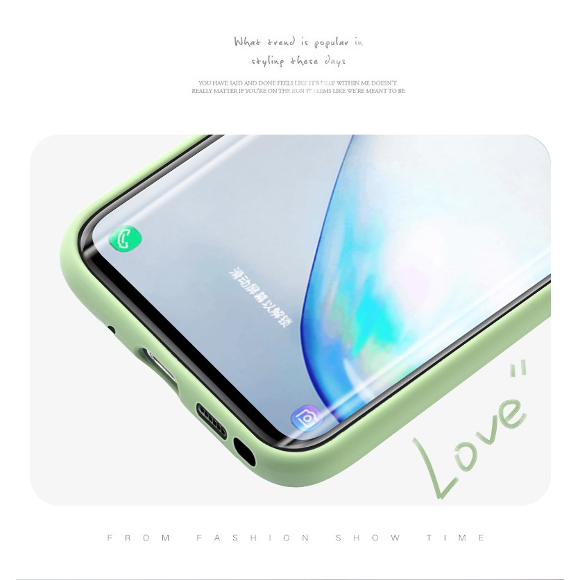 Samsung Galaxy Note 10 Plus Liquid Silicone Soft Baby-Skin Feeling Shockproof Case Cover | BigBuy360 - bigbuy360.vn