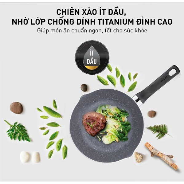 Chảo chiên sâu lòng Tefal Natura 28cm