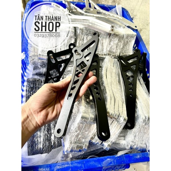 Gác chân malay + bát cheo pô cnc dày 8li lắp đặc ex150 và ex155 có tặng kèm ốc