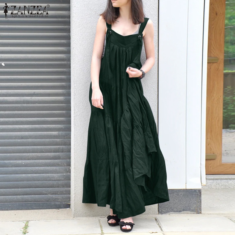 Đầm maxi Zanzea không tay kiểu dáng nữ tính