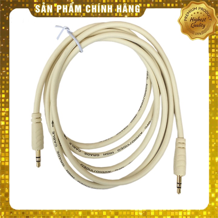 Dây kết nối loa 2 đầu 3,5 CHOSEAL dài 1,8M
