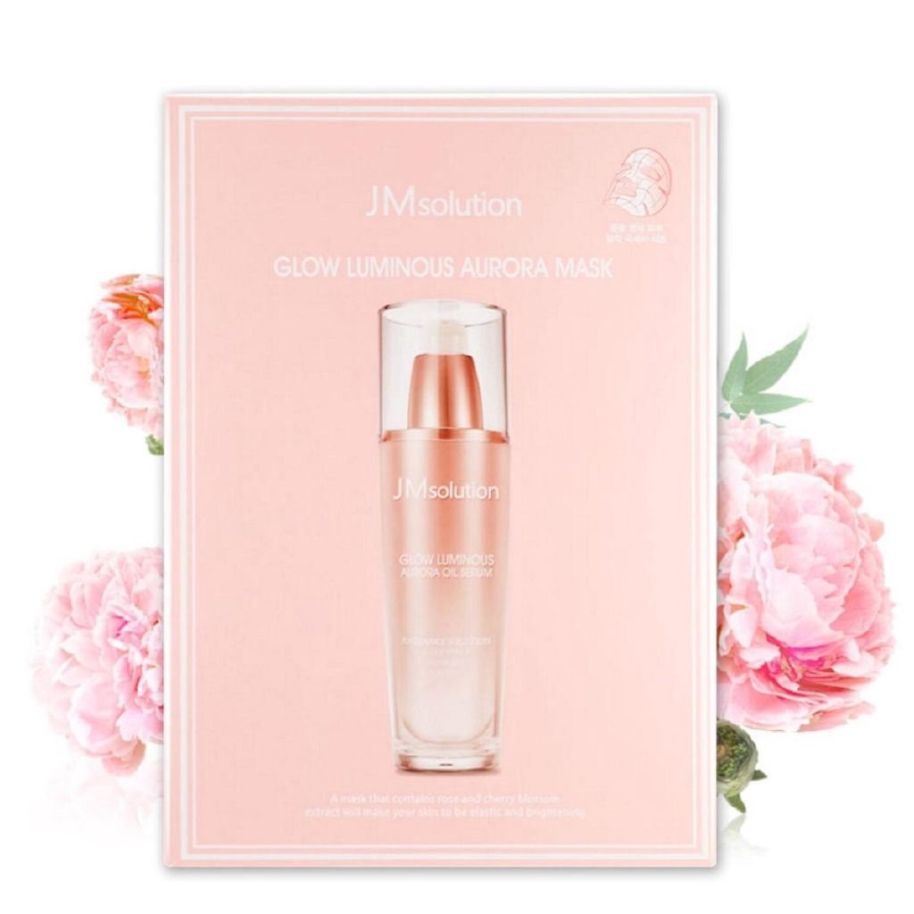 Combo 5 Mặt Nạ Dưỡng Trắng, Làm Săn Chắc Cho Da JM Solution Glow Mask 30ml x5