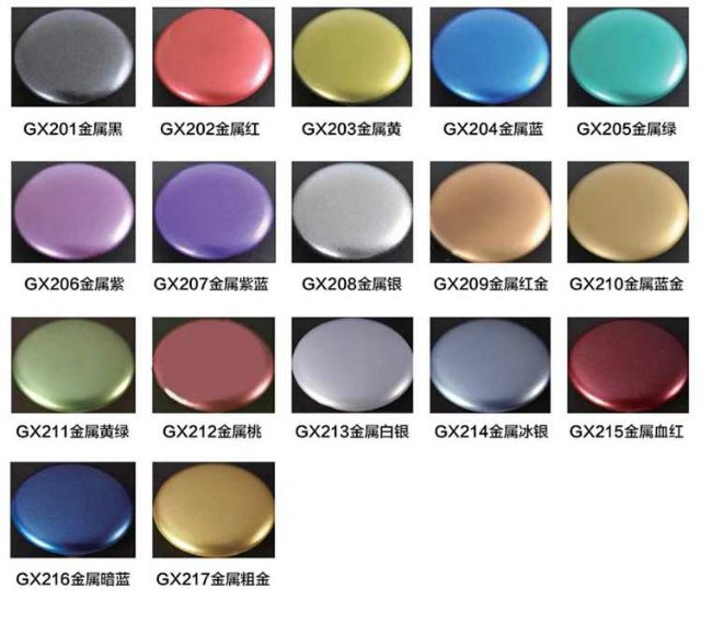 Sơn mô hình Mr.Metallic color GX-201 -> GX-217