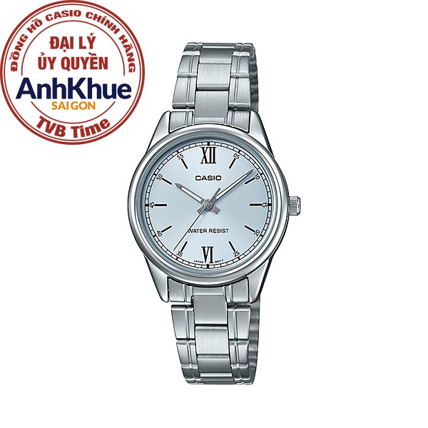 Đồng hồ nữ dây kim loại Casio chính hãng Anh Khuê LTP-V005D-2B3UDF (28mm)