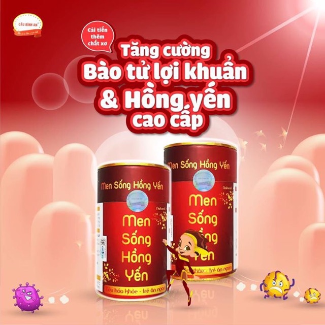 Combo 3 hộp men sống hồng yến