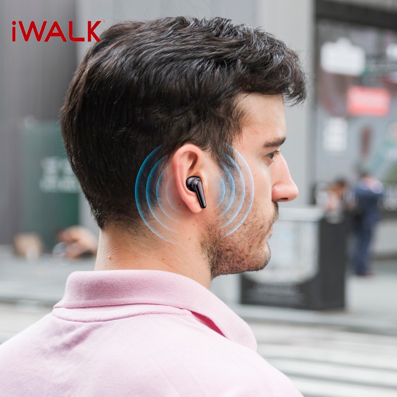 [Mã 2404EL10K giảm 10K đơn 20K] Tai nghe True Wireless iWALK Amour Airbuds Tích Hợp Xuyên Âm - BTA003