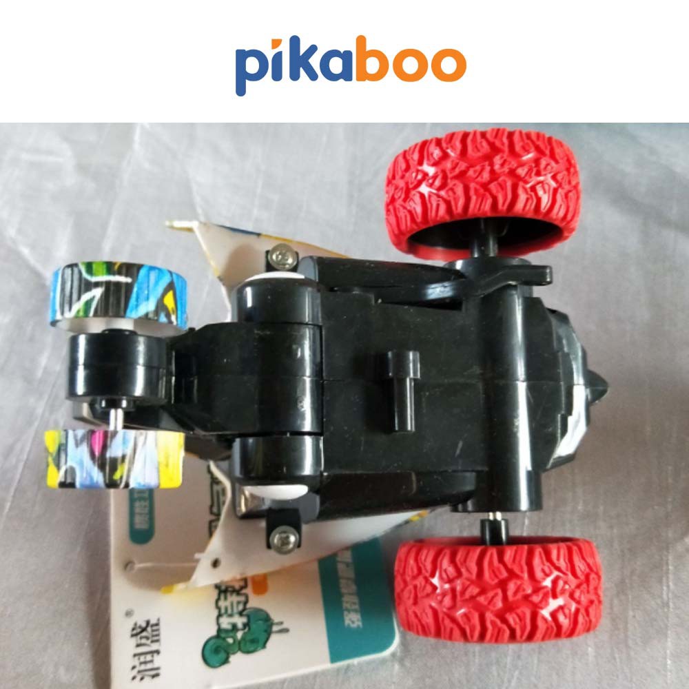 Đồ chơi ô tô địa hình 360 độ chạy đà cao cấp Pikaboo, 4 màu, chất liệu nhựa ABS cao cấp đảm bảo an toàn dành cho bé