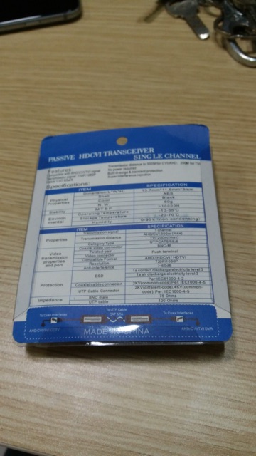 Video balun 1080p - adapter chuyển chân cắm cam analog tín hiệu ổn định | BigBuy360 - bigbuy360.vn