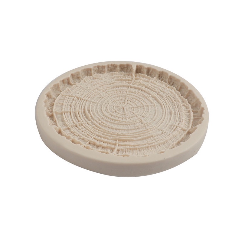 khuôn silicon vân cây gỗ trang trí bánh