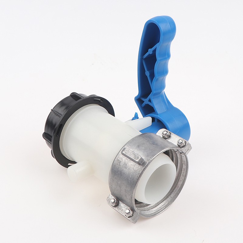 Van Hình Bướm 1000L DN50 75Mm Liter 62Mm Sang Đầu Đực 2 Inch