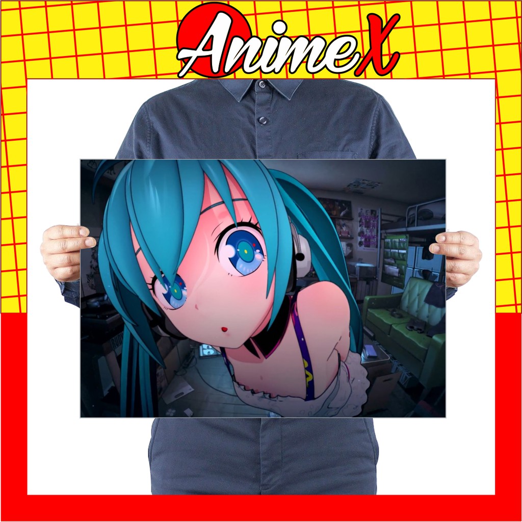 Tranh Poster Hatsune Miku - Vocaloid - Áp PhíchDán Tường - Dán Kính By AnimeX 1-20 (P1)