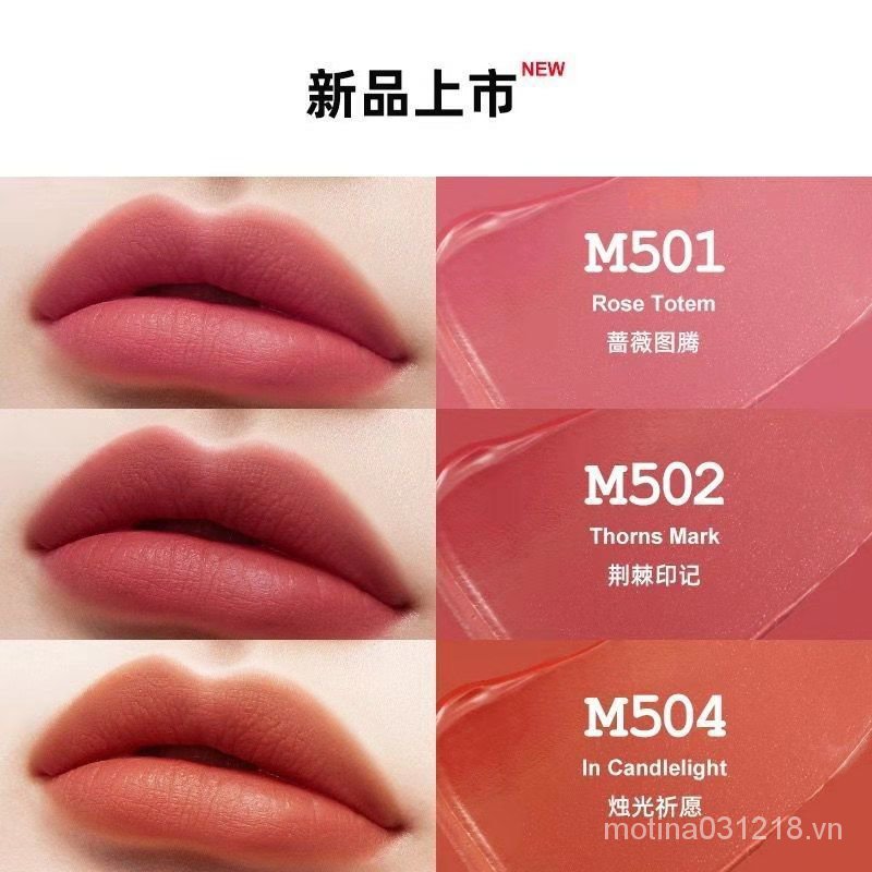(Hàng Mới Về) Set Son Môi Thiết Kế Vỏ Son Màu Vàng Sang Trọng | BigBuy360 - bigbuy360.vn