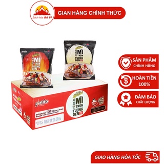 Thùng 20 gói mix vị tương đen cay paldo koreno úp 4 phút 78g