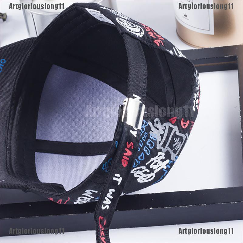 【COD•artg】Men Women Letter Graffiti Snapback Baseball Ball Cap Outdoor SportHa