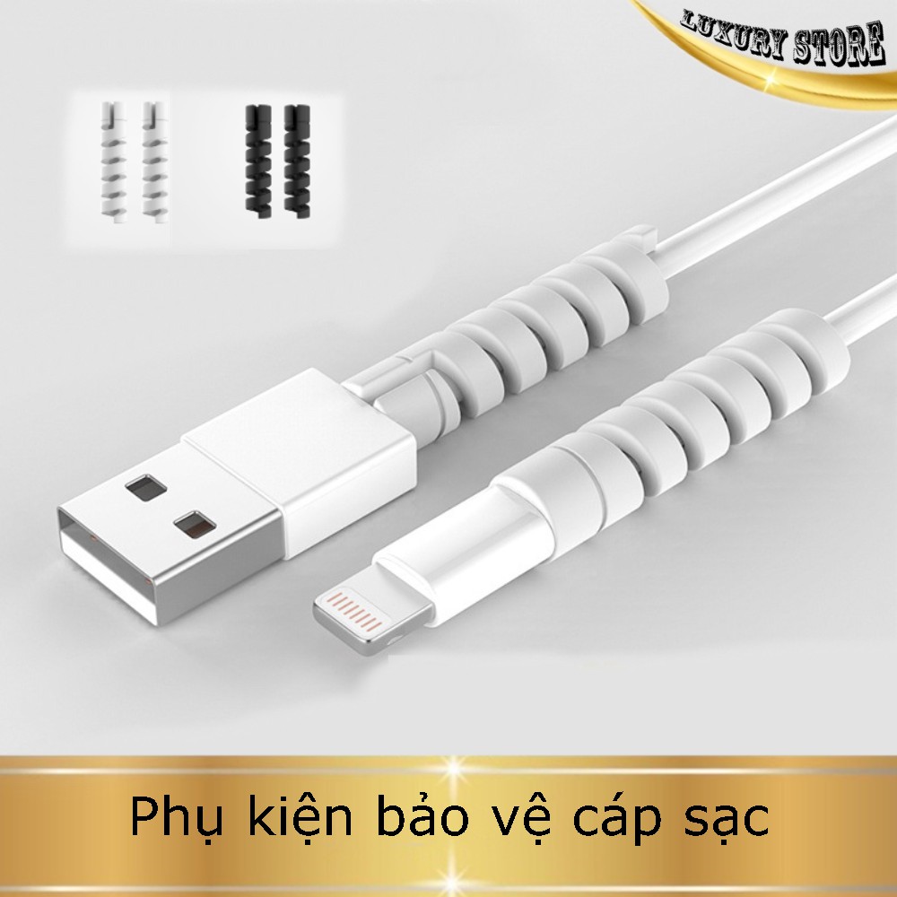 Phụ Kiện Bảo Vệ Đầu Sạc, Cáp Sạc, Tai Nghe Tiện Dụng Chất Lượng Cao