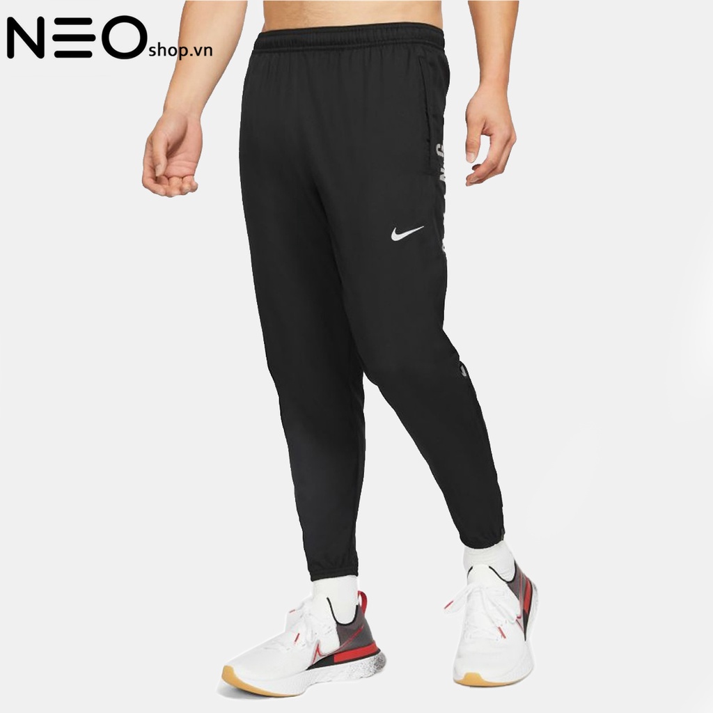 QUẦN DÀI NIKE ESSENTIAL RUN DIVISION WOVEN TRAINING PANTS - ĐEN