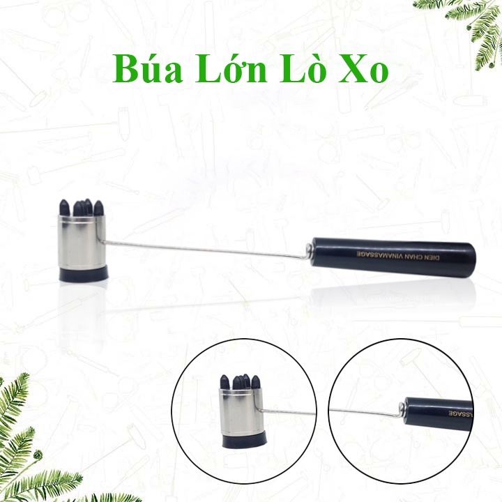 TỔNG HỢP BỘ DỤNG CỤ DIỆN CHẨN VINAMASSAGE HÀNG CÔNG TY - GIÁ SỈ (sao chổi, dò đồng, búa hoa mai, lăn cầu đôi lớn, con bọ