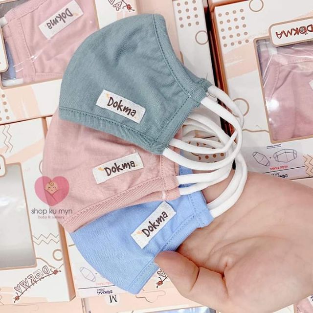 [Mã FAMAYFA2 giảm 10K đơn 50K] Dokma_ khẩu trang trẻ em set 3 chiếc | BigBuy360 - bigbuy360.vn