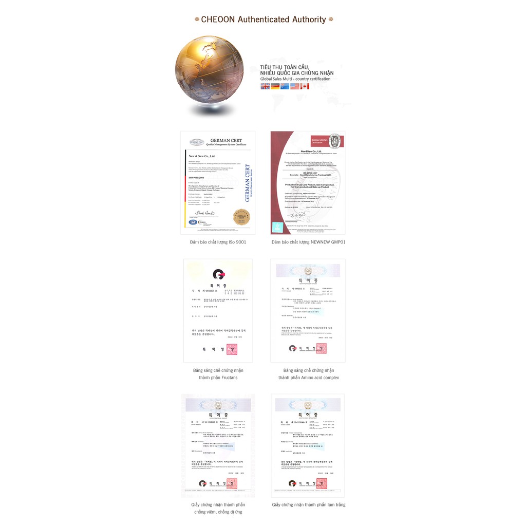 Bộ sản phẩm dưỡng ẩm cho làn da mềm mịn,chiết xuất từ thiên nhiên CHEOON- Refining Radiance Special Kit | BigBuy360 - bigbuy360.vn