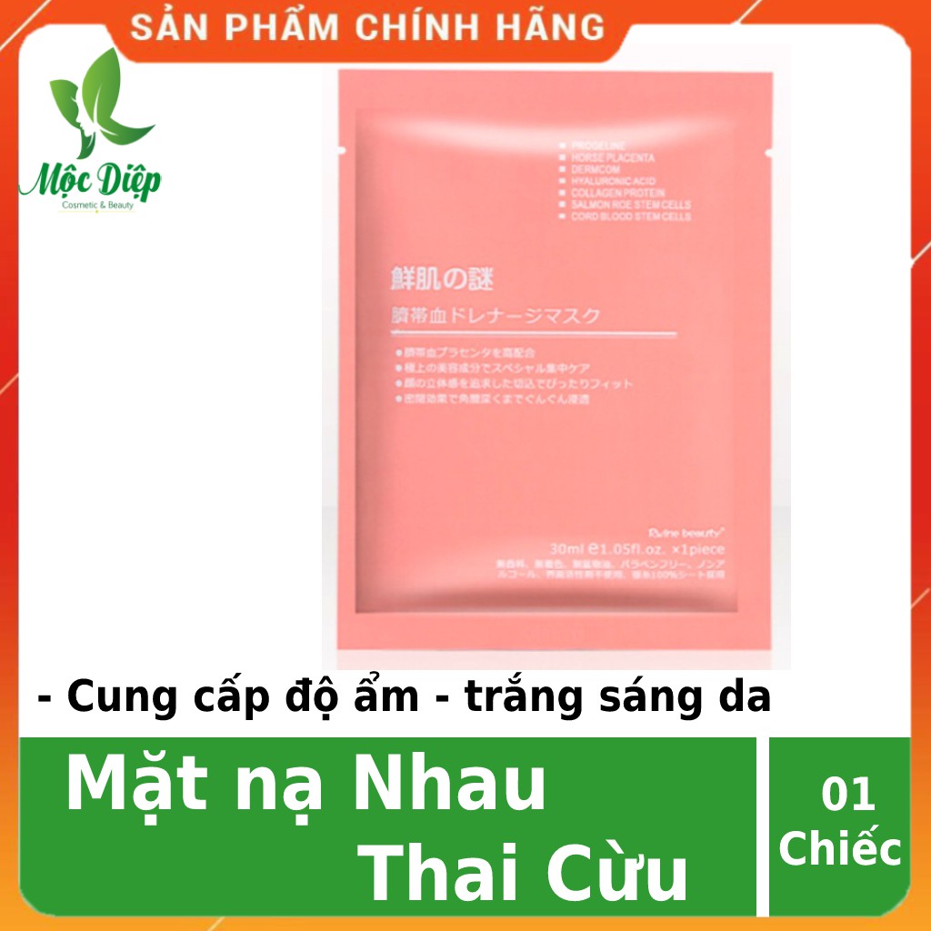 Mặt nạ nhau thai Cừu Mặt Nạ Rwine Beauty Stem Cell Placenta Mask Nhật Bản - Mộc Diệp | BigBuy360 - bigbuy360.vn