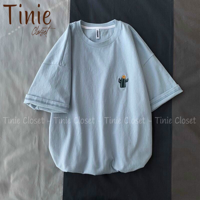 Áo thun nam nữ form rộng tay lỡ Unisex Trái Cây Tinie Closet Freesize