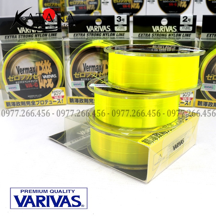 Cước Câu Chính Hãng VARIVAS VERMAX VA-G - màu vàng