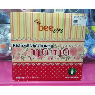 Khăn vải khô đa năng MAMA 180 tờ