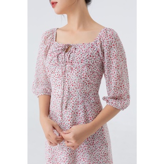 ĐẦM HOA NHÍ THẮT DÂY 3435