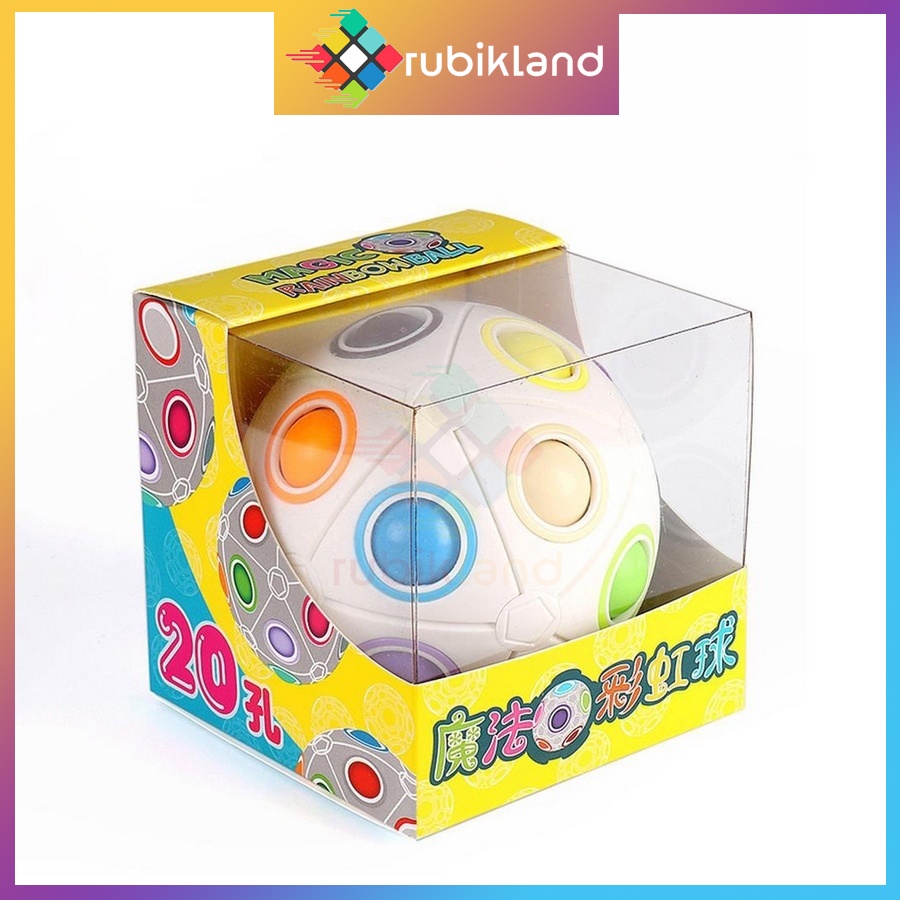 Rubik Biến Thể Trái Banh MoYu Rubic Rainbow Ball Magic Ball YJ YongJun Đồ Chơi Trí Tuệ