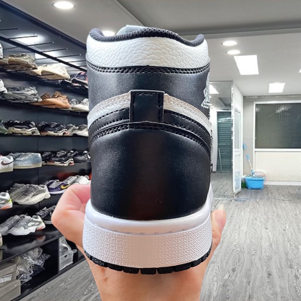 Giày Jordan  Sneaker  Cổ Cao Nam Nữ, Giày JD1 Jordan Panda  Cổ Cao Thời Trang Nam Nữ da thật size 36_43 - Yabi_boutique
