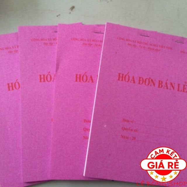 Hóa đơn bán lẻ( loại giấy bãi bằng đẹp)