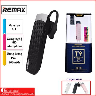 Tainghe tai nghe không dây bluetooth remax rb-t9 -màu đen or hồng - hàng chính hãng remax