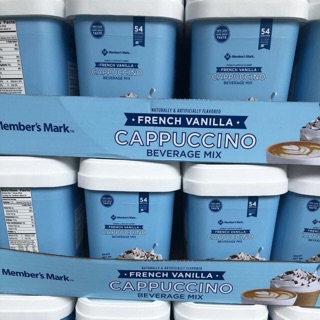BỘT CAFE SỮA MEMBERS MARK FRENCH VANILLA CAPPUCCINO 1.36kg Của Mỹ