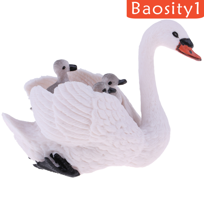 1 Mô Hình Thiên Nga Trắng Dễ Thương Cho Bé