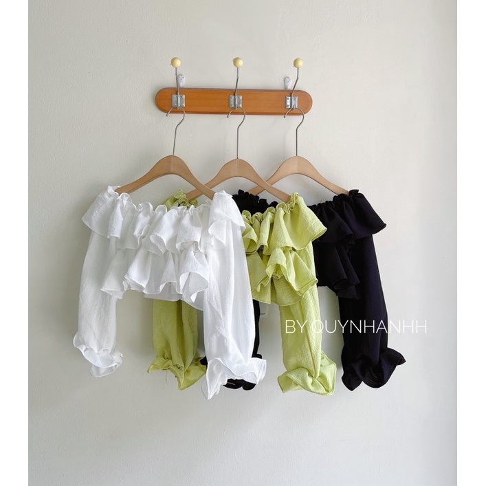 Áo trễ vai bèo xốp