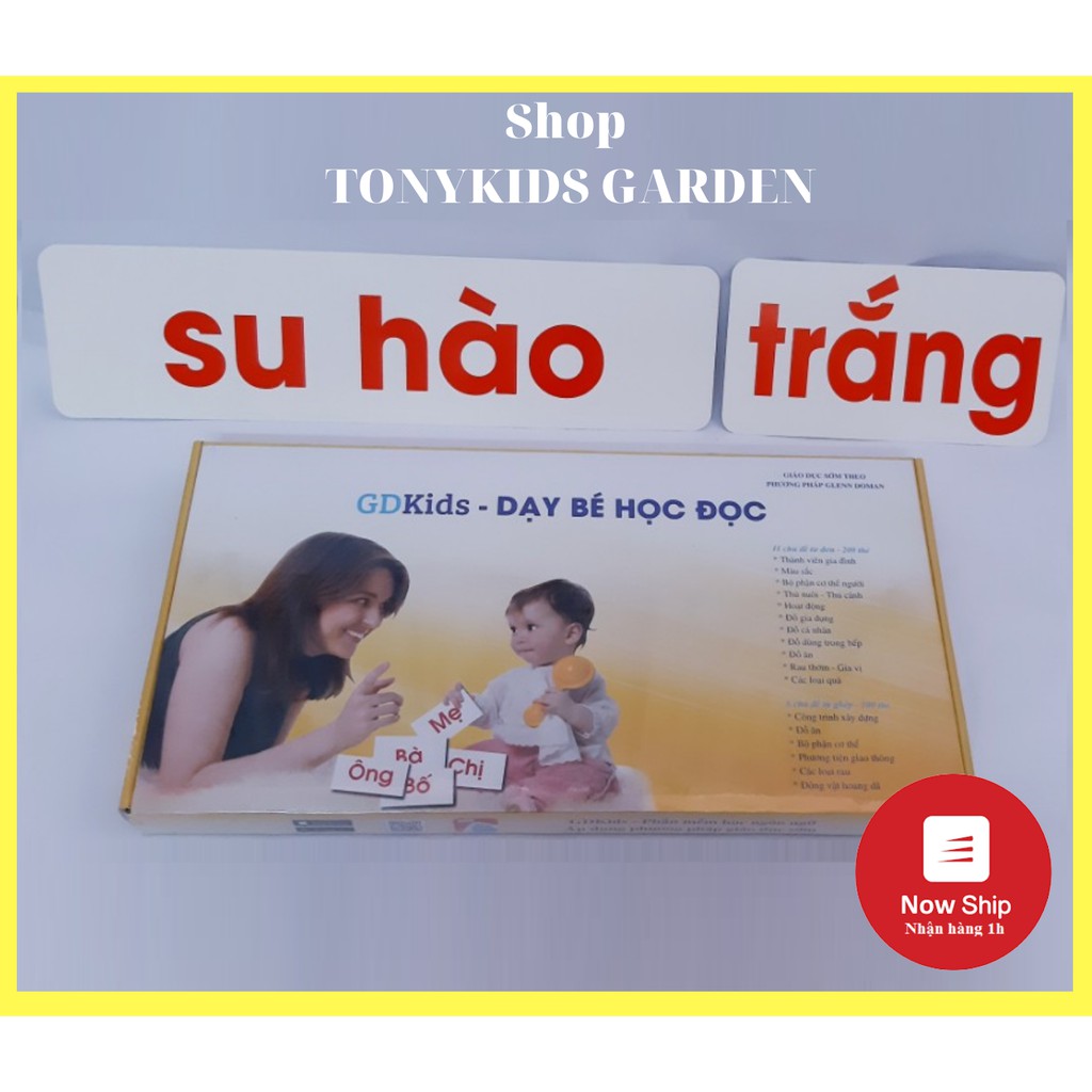 flashcard glenn doman - Dạy Trẻ Biết Đọc sớm Glenn Doman