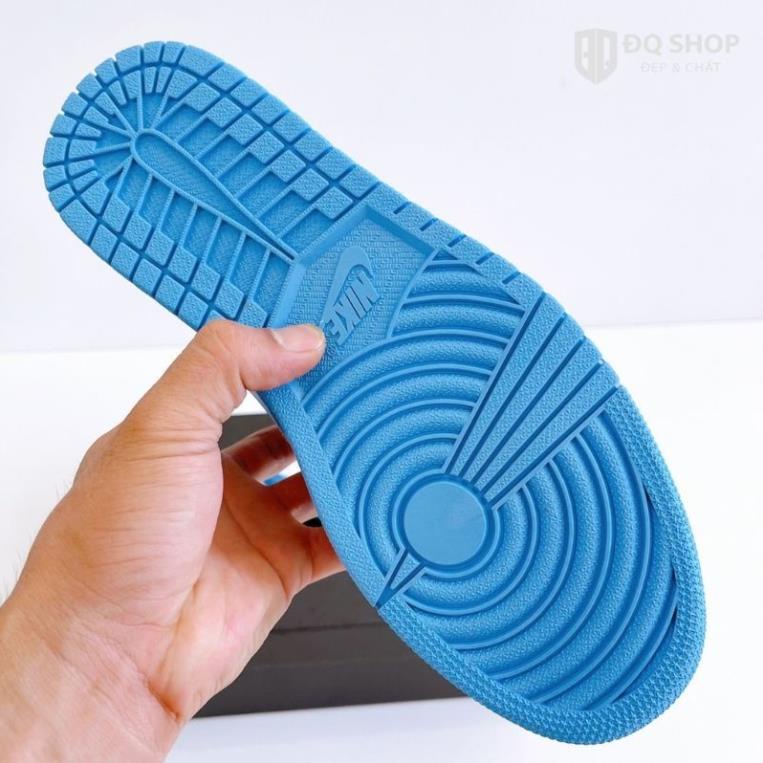 Giày Đi Chơi Nam Nữ Đẹp Jordan 1 Cổ Thấp Ulzzang, Giày Thể Thao Nike Air Force 1 JD1 Xanh Dương Giá Rẻ VIP