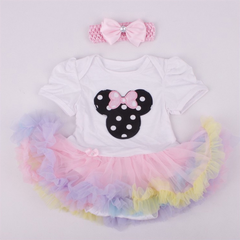 Đầm Xòe Công Chúa In Họa Tiết Trái Tim Kèm Băng Đô Thời Trang Xinh Xắn Cho Bé Gái akku