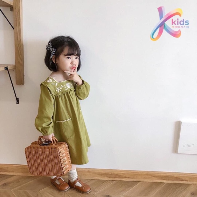 Váy thêu xuất Hàn