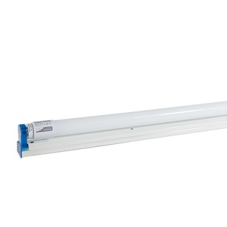 Bộ đèn LED Tuýp đơn T8 1.2m 18W Thủy tinh (máng+bóng)RẠNG ĐÔNG
