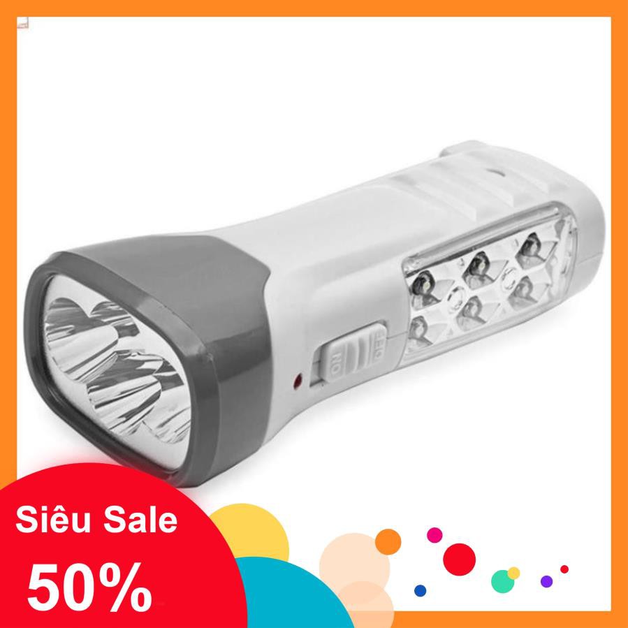 Đèn Pin Sạc LED nhựa ABS bền chiếu xa 20m