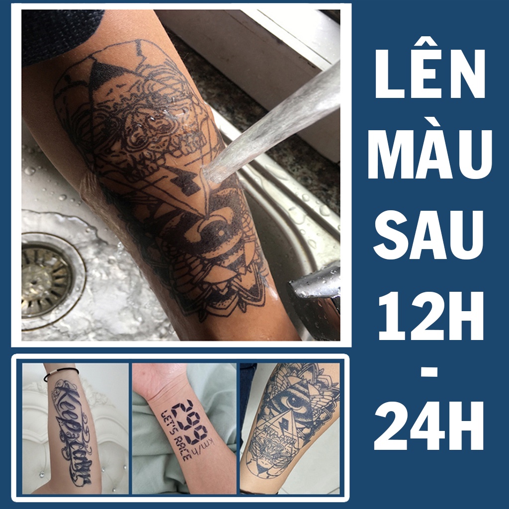 Hình Xăm Dán 15 Ngày Loại Tốt Không Lem Maori LEO SHOP (18x11cm)